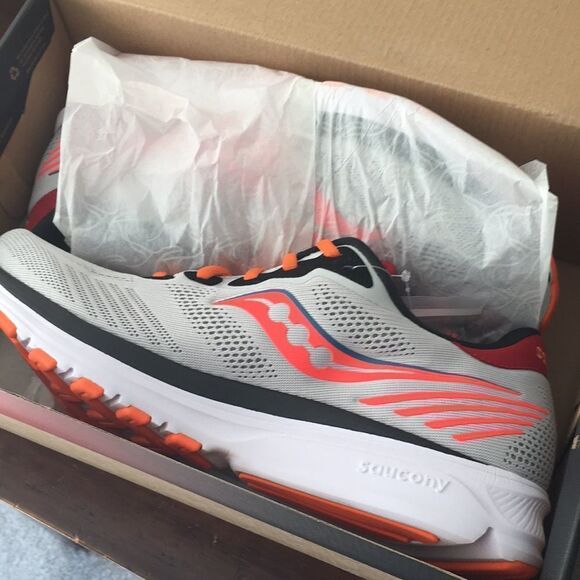 New Jackalope Gray Rouge Jack Rabbit RIDE 14 Running Marathon Glow Trim Shoes - Picture 8 of 10